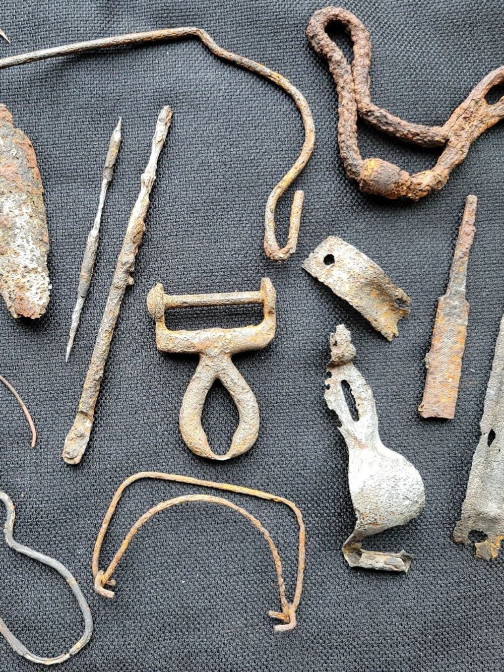 Antique Iron/Metal Hardware Steampunk Industrial Metal Craft Parts AUTHENTIC Dug